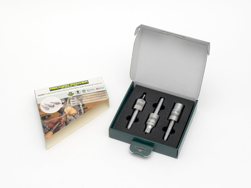 Kit profesional de contrapuntos giratorios — caja abierta