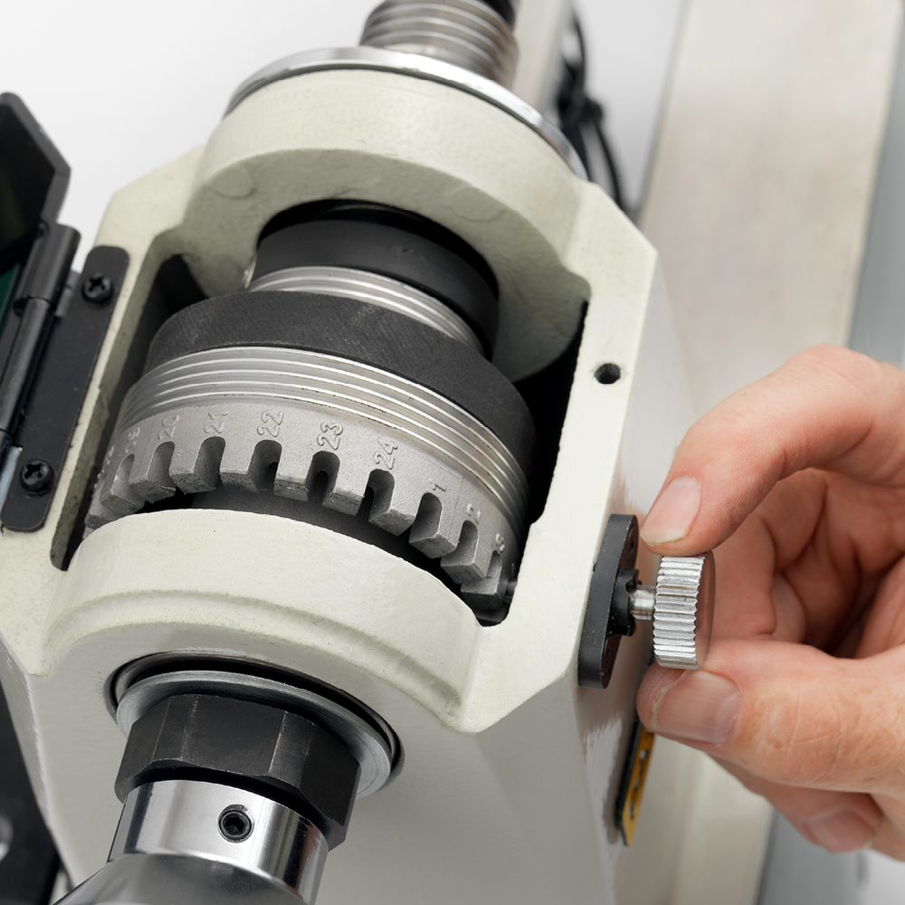 Pasador de indexado ergonómico