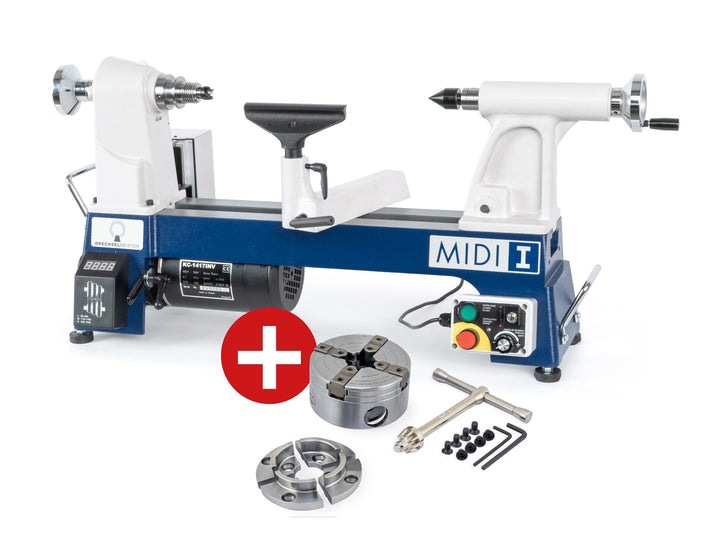 Torno Drechselmeister MIDI 1 SET con plato NOVA G3 LITE